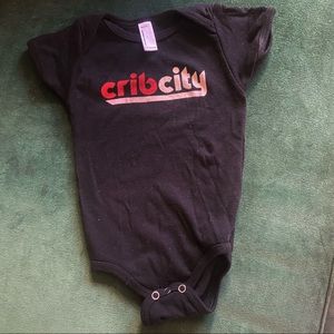 Portland trailblazers ‘crib city’ onesie. 6-12 months
